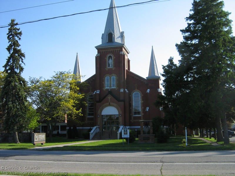 ON: Immaculate Conception RC / Pain Court RC Cemetery, CanadaGenWeb's ...